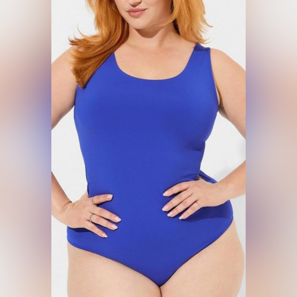 torrid Royal Blue Scoop Neck Bodysuit